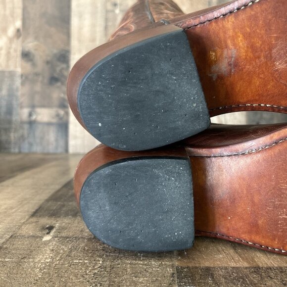 Moonshine Spirit Brad Paisley BBM87 Square Toe Cowboy Boots Mens 10.5 D - Picture 5 of 12